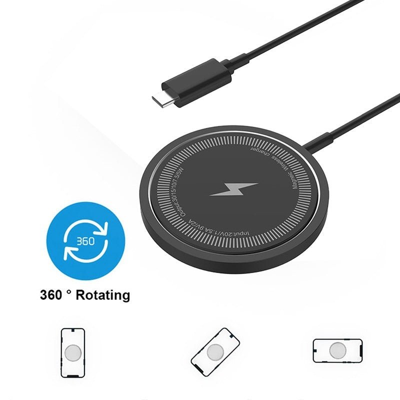 1 - to - 2 PD Magnetic Wireless Charger - THESIMPLETECHCOMPANY3.0