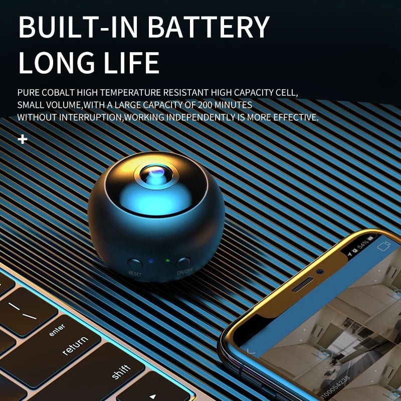 1080P HD Wifi Mini IP Camera Night Vision Home Security Surveillance Remote Monitor Video Voice Recorder Spy Cam - THESIMPLETECHCOMPANY3.0