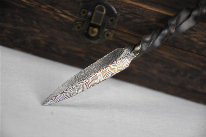 01634 Longquan Stainless Steel Tea Knife