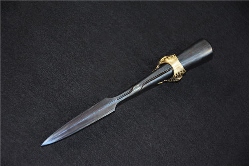 01589 Tiger Head Tea Knife