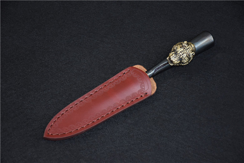 01589 Tiger Head Tea Knife